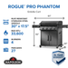 Napoleon Napoleon Rogue PRO Phantom 30" Rust-Resistant Gas Griddle Barbecue Finished - Gas