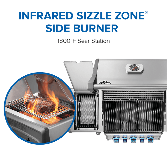 Napoleon Napoleon Rogue PRO-S 425 RSIB Gas Grill (Stainless Steel) - RPS425RSIBSS-2 Barbecue Finished - Gas