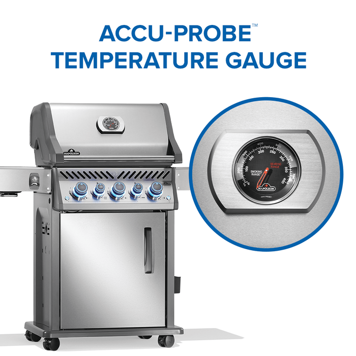 Napoleon Napoleon Rogue PRO-S 425 RSIB Gas Grill (Stainless Steel) - RPS425RSIBSS-2 Barbecue Finished - Gas