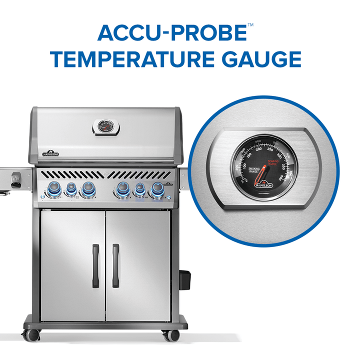 Napoleon Napoleon Rogue PRO-S 525 RSIB Gas Grill (Stainless Steel) - RPS525RSIBSS-2 Barbecue Finished - Gas