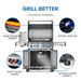 Napoleon Napoleon Rogue PRO-S 525 RSIB Gas Grill (Stainless Steel) - RPS525RSIBSS-2 Barbecue Finished - Gas