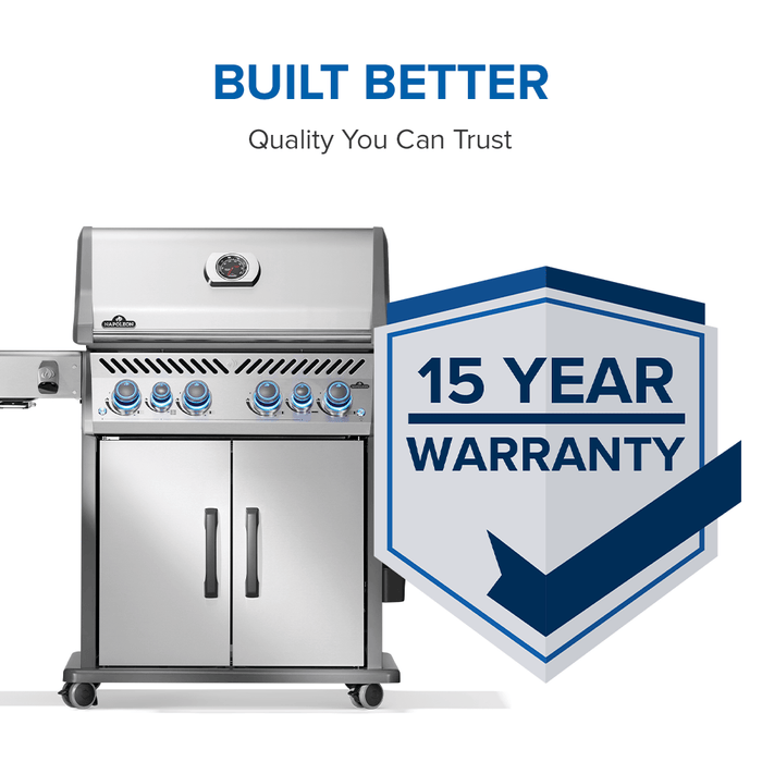 Napoleon Napoleon Rogue PRO-S 525 RSIB Gas Grill (Stainless Steel) - RPS525RSIBSS-2 Barbecue Finished - Gas