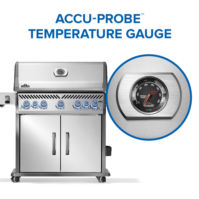 Napoleon Napoleon Rogue PRO-S 625 RSIB Gas Grill (Stainless Steel) - RPS625RSIB-SS-2 Barbecue Finished - Gas