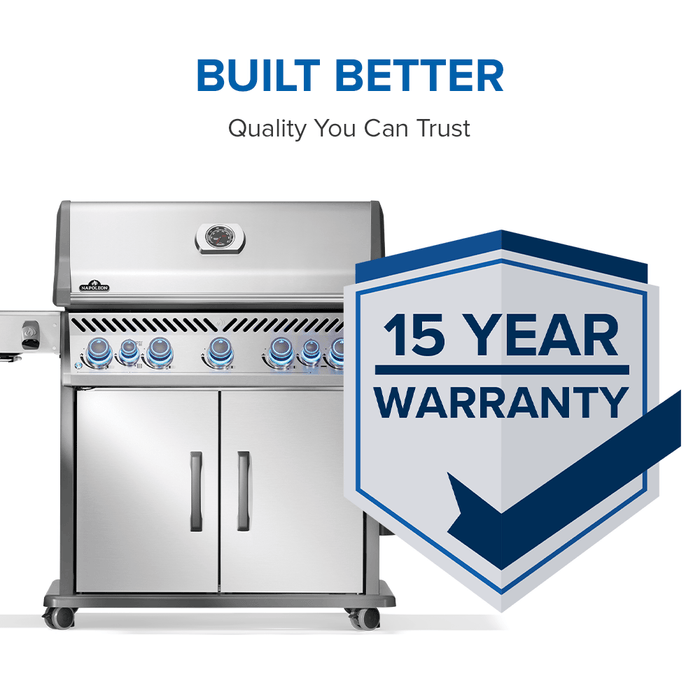 Napoleon Napoleon Rogue PRO-S 625 RSIB Gas Grill (Stainless Steel) - RPS625RSIB-SS-2 Barbecue Finished - Gas