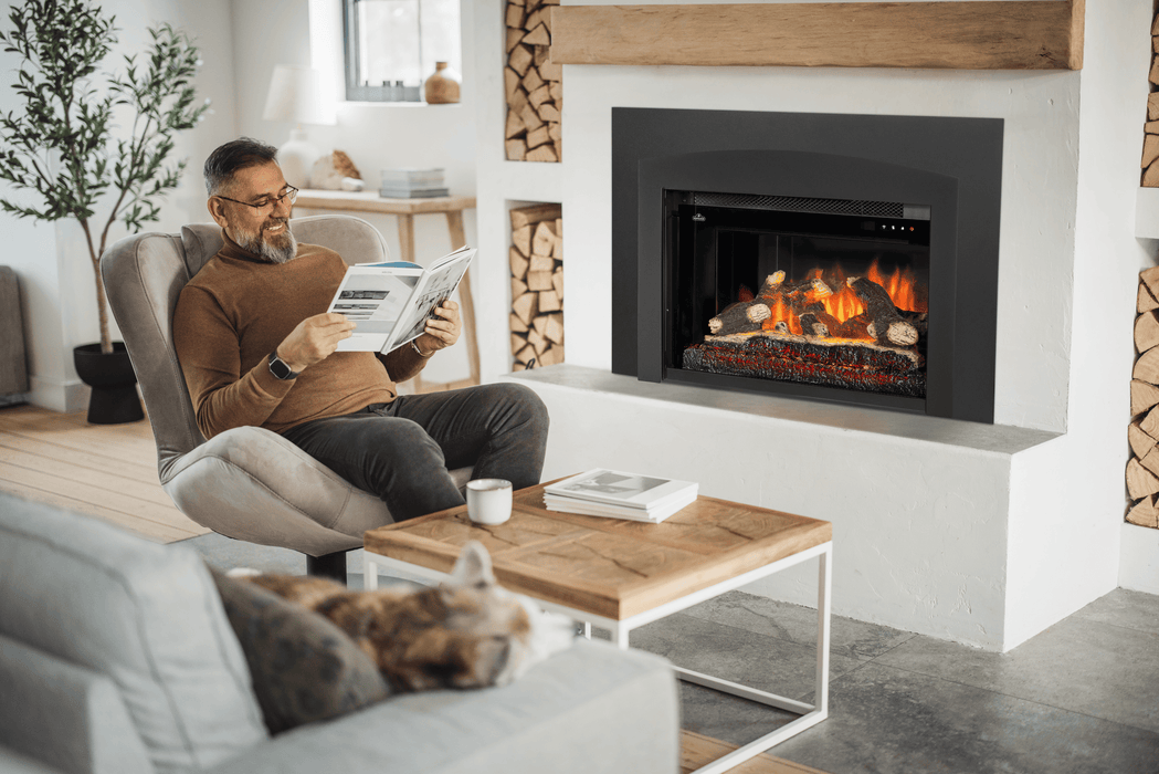 Napoleon Napoleon Rosedale 3 Electric Fireplace Insert NEFB29H-MF Fireplace Finished - Electric