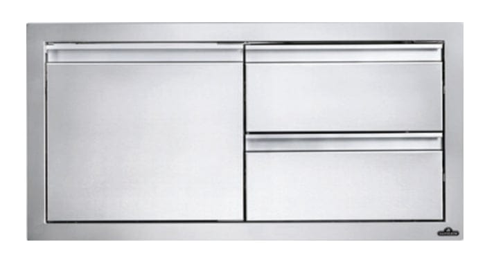 Napoleon Napoleon Single Door + Double Drawer Cabinet (36" x 16") - BI-3616-1D2DR BI-3616-1D2DR Barbecue Finished - Gas