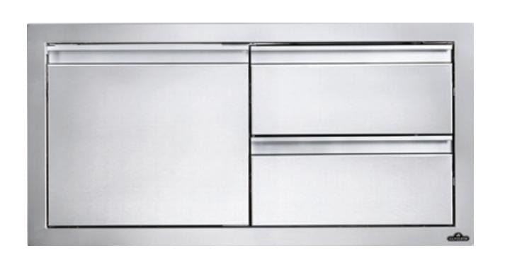 Napoleon Napoleon Single Door + Double Drawer Cabinet (36" x 16") - BI-3616-1D2DR BI-3616-1D2DR Barbecue Finished - Gas