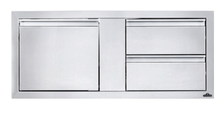 Napoleon Napoleon Single Door + Two Drawer Cabinet (42" x 16") - BI-4216-1D2DR BI-4216-1D2DR Barbecue Finished - Gas