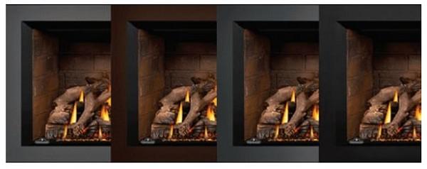 Napoleon Napoleon Small Arched 4 Sided Faceplate (Oakville GDIX4) Black SABK4F3B4 Fireplace Accessories