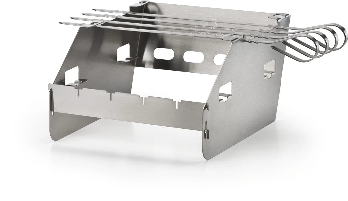 Napoleon Napoleon Small SIZZLE ZONE Burner Windshield and Skewer Rack - 71302 71302 Barbecue Accessories