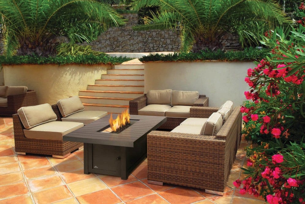 Napoleon Napoleon St. Tropez Rectangular Patioflame Table STTR1-BZ Fireplace Finished - Outdoor
