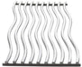 Napoleon Napoleon Stainless Steel 7.5 mm Wave Cooking Grid (Prestige 500 Series) - N305-0084 N305-0084 Barbecue Parts