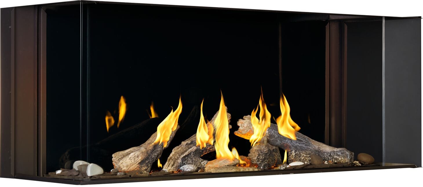 Napoleon Napoleon Tall Bay Luxuria 50 Gas Fireplace TLVX50LBN Fireplace Finished - Gas