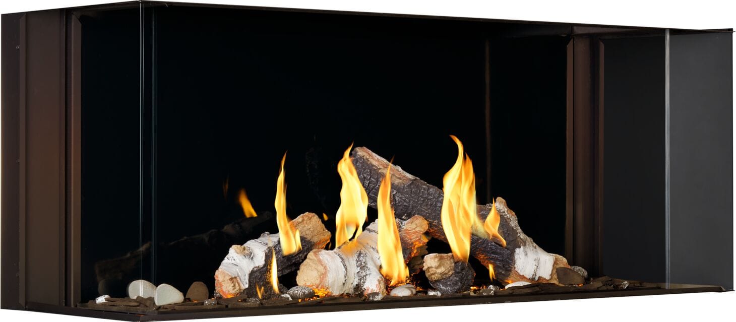 Napoleon Napoleon Tall Bay Luxuria 50 Gas Fireplace TLVX50LBN Fireplace Finished - Gas