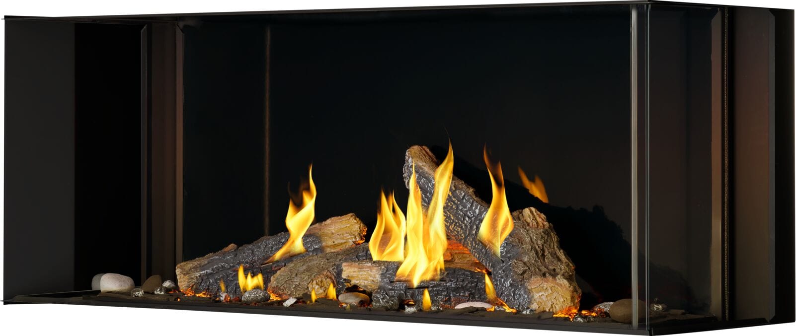 Napoleon Napoleon Tall Bay Luxuria 50 Gas Fireplace TLVX50LBN Fireplace Finished - Gas