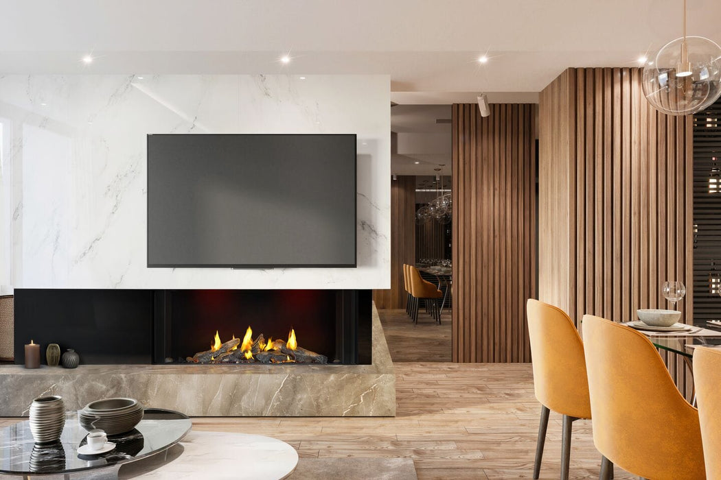 Napoleon Napoleon Tall Bay Luxuria 50 Gas Fireplace TLVX50LBN Fireplace Finished - Gas