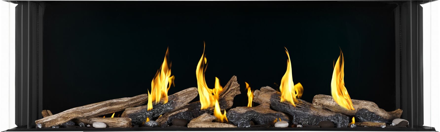 Napoleon Napoleon Tall Bay Luxuria 62 Gas Fireplace TLVX62LBN Fireplace Finished - Gas