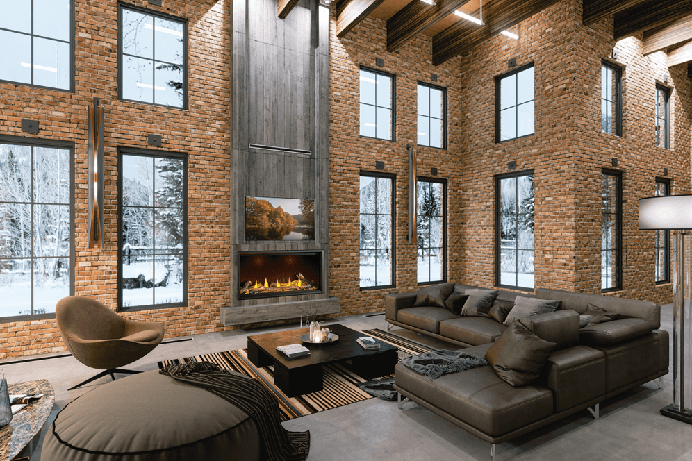 Napoleon Napoleon Tall Linear Vector 50 Gas Fireplace TLV50N Fireplace Finished - Gas