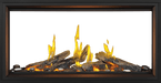 Napoleon Napoleon Tall Linear Vector 50 See Through Gas Fireplace w/ Luminous Logs TLV50LN2 Fireplace Finished - Gas