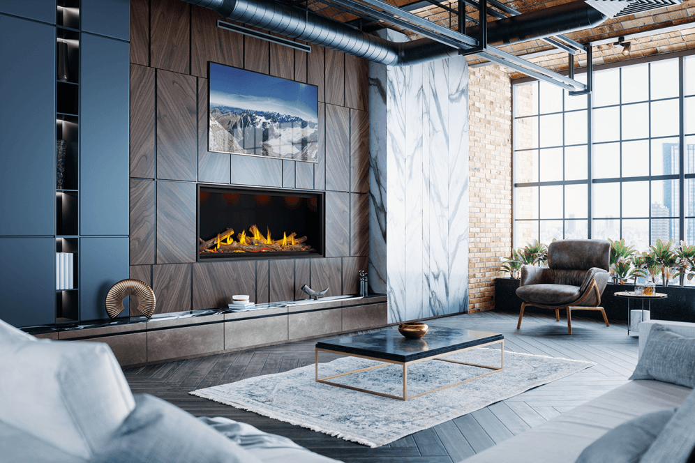 【SHERIDAN】 チッペンデールのサルヴァ フット付 43cm 大型 Napoleon Tall Linear Vector 62 Gas Fireplace — Chadwicks & Hacks