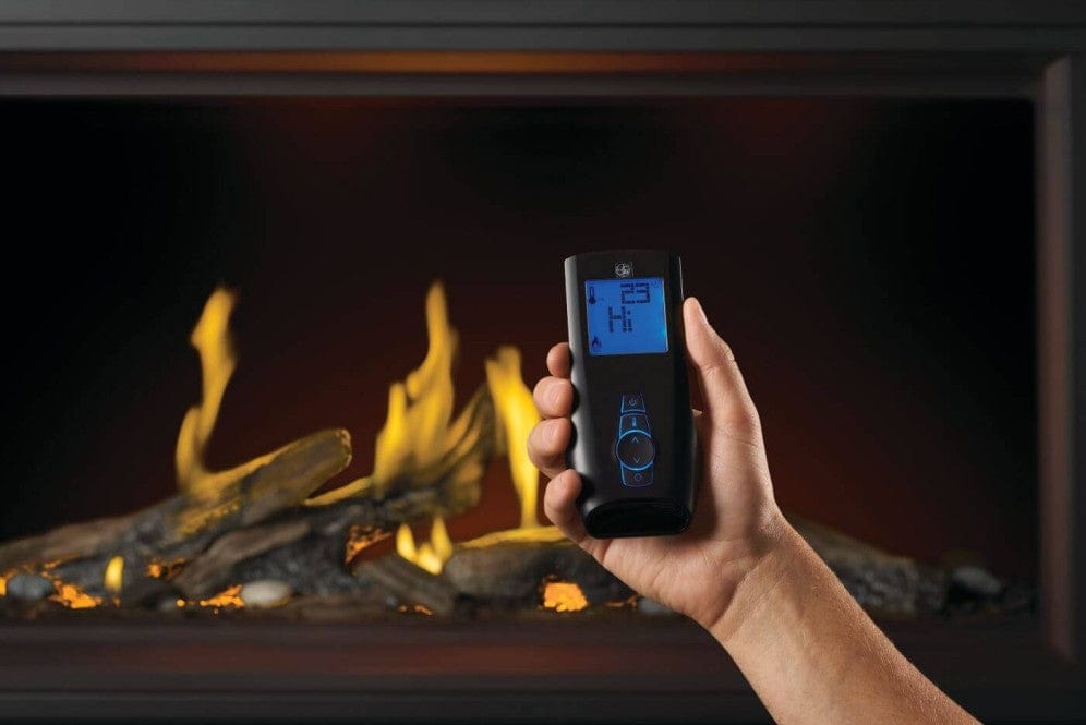 Napoleon Napoleon Tall Linear Vector 62 Gas Fireplace w/ Luminous Logs TLV62LN Fireplace Finished - Gas