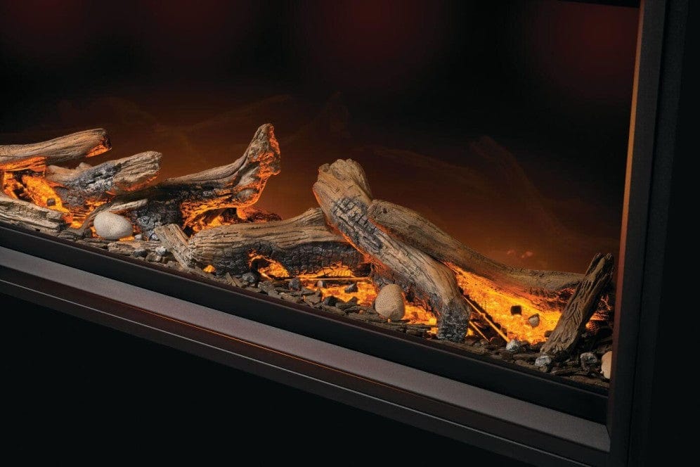 Napoleon Napoleon Tall Linear Vector 62 Gas Fireplace w/ Luminous Logs TLV62LN Fireplace Finished - Gas