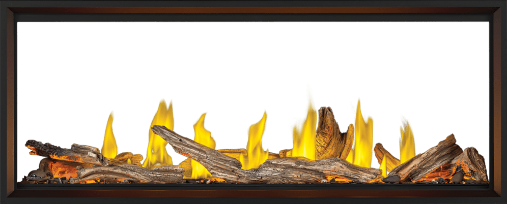 Napoleon Napoleon Tall Linear Vector 62 See Through Gas Fireplace TLV62N2 Fireplace Finished - Gas