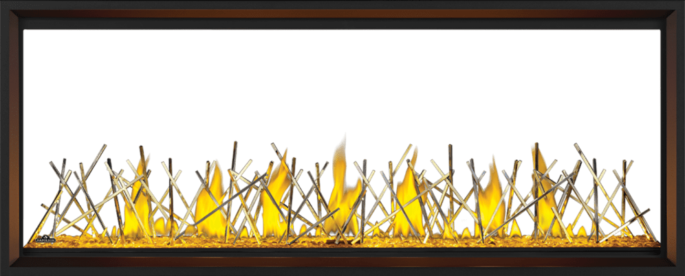 Napoleon Napoleon Tall Linear Vector 62 See Through Gas Fireplace TLV62N2 Fireplace Finished - Gas