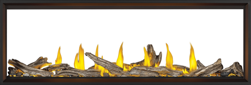 Napoleon Napoleon Tall Linear Vector 74 See Through Gas Fireplace TLV74N2 Fireplace Finished - Gas