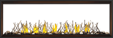 Napoleon Napoleon Tall Linear Vector 74 See Through Gas Fireplace TLV74N2 Fireplace Finished - Gas