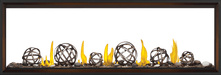 Napoleon Napoleon Tall Linear Vector 74 See Through Gas Fireplace TLV74N2 Fireplace Finished - Gas