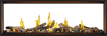 Napoleon Napoleon Tall Linear Vector 74 See Through Gas Fireplace w/ Luminous Logs TLV74LN2 Fireplace Finished - Gas