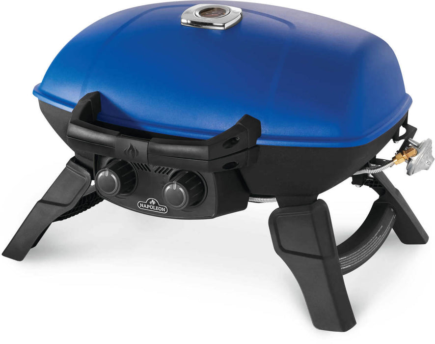 Napoleon Napoleon TravelQ 285 Portable Gas Grill (Blue) - TQ285-BL-1 TQ285-BL-1 Barbecue Finished - Gas 629162132536