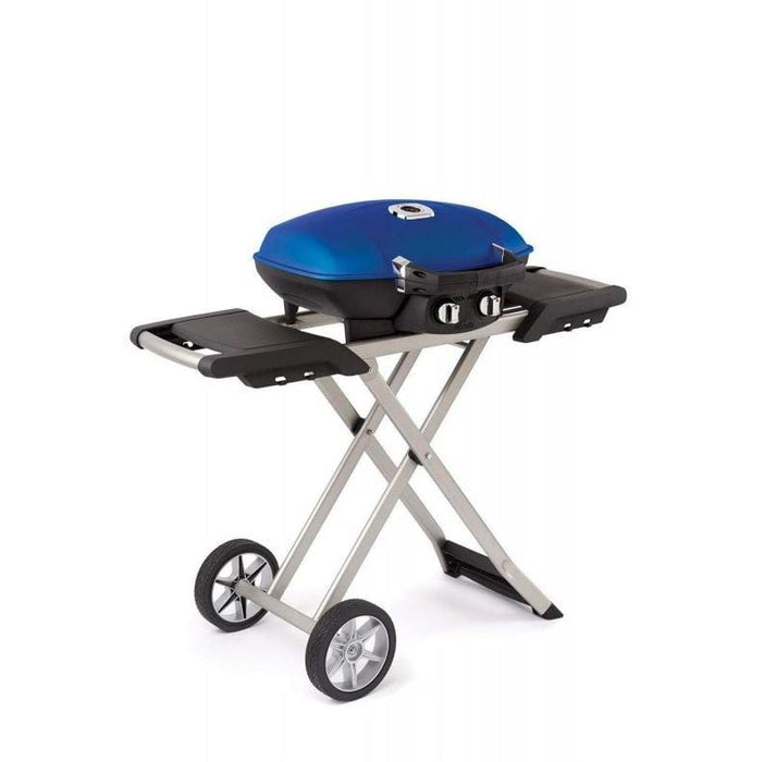 Napoleon Napoleon TravelQ 285 X Portable Gas Grill + Scissor Cart (Blue) - TQ285X-BL-1 TQ285X-BL-1 Barbecue Finished - Gas