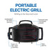 Napoleon Napoleon TravelQ PRO285E Portable Electric Grill PRO285E-BK Barbecue Finished - Gas