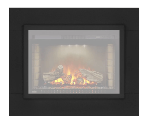 Napoleon Napoleon Trim Kit (Cinema 24") - NEFT24BLK NEFT24BLK Fireplace Finished - Electric