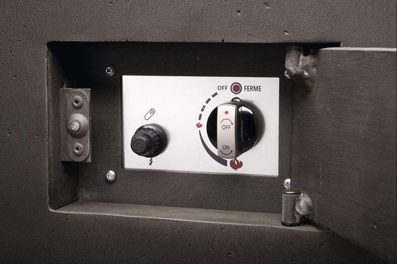 Napoleon Napoleon Uptown Patioflame Table UPTN1-GY Fireplace Finished - Outdoor