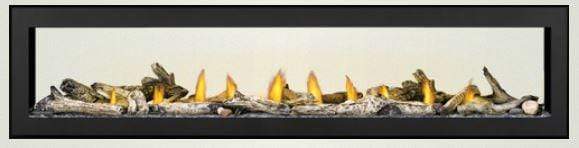 Napoleon Napoleon Vector 74 See-Thru Direct-Vent Gas Fireplace LV74N2 Fireplace Finished - Gas