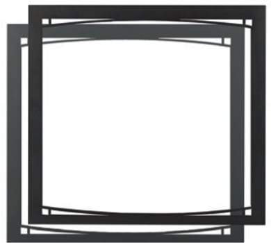 Napoleon Napoleon Zen Front (Altitude X AX42) Black ZAX42BK Fireplace Accessories