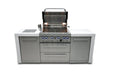 Northwinds Marketing Mont Alpi 4 Burner Deluxe Island MAi400-D Barbecue Finished - Gas