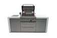 Northwinds Marketing Mont Alpi 4 Burner Deluxe Island MAi400-D Barbecue Finished - Gas