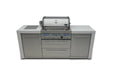 Northwinds Marketing Mont Alpi 4 Burner Deluxe Island MAi400-D Barbecue Finished - Gas