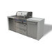 Northwinds Marketing Mont Alpi 4 Burner Deluxe Island MAi400-D Barbecue Finished - Gas