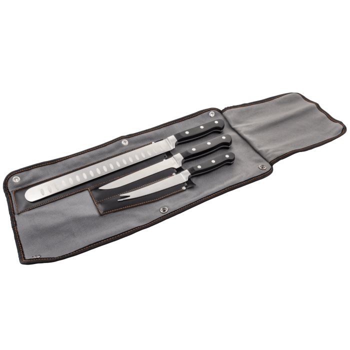 Oklahoma Joe Oklahoma Joe Blacksmith 3-Piece Knife Set - OJ2260041 OJ2260041 Barbecue Accessories 047362600417