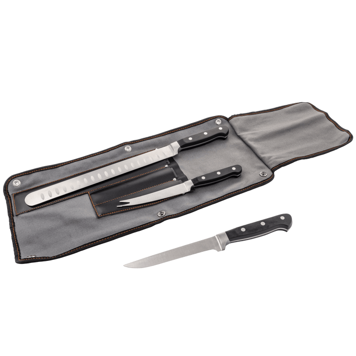 Oklahoma Joe Oklahoma Joe Blacksmith 3-Piece Knife Set - OJ2260041 OJ2260041 Barbecue Accessories 047362600417