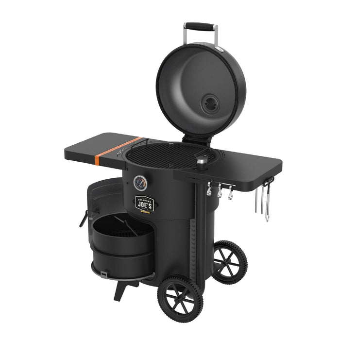 Oklahoma Joe Oklahoma Joe Bronco Drum Smoker & Grill 25203121 Barbecue Finished - Charcoal 099143031217