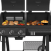 Oklahoma Joe Oklahoma Joe Canyon Combo Charcoal/Gas Smoker & Grill 25205101 Barbecue Finished - Charcoal 099143051024