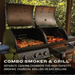 Oklahoma Joe Oklahoma Joe Canyon Combo Charcoal/Gas Smoker & Grill 25205101 Barbecue Finished - Charcoal 099143051024