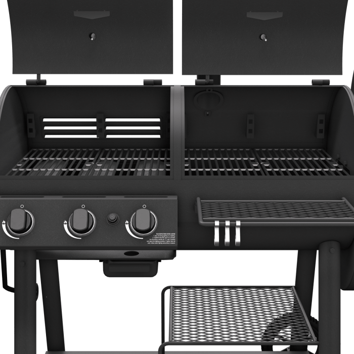 Oklahoma Joe Oklahoma Joe Canyon Combo Charcoal/Gas Smoker & Grill 25205101 Barbecue Finished - Charcoal 099143051024