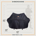 Oklahoma Joe Oklahoma Joe Firecraft Series Barrel Cover - OJ2250132 OJ2250132 Barbecue Accessories 047362501325